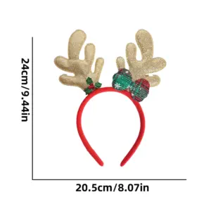 Festive Christmas Headband with Plush Bow 14 S793bb945681b4495bcf0c91c0444cd42Z