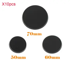 Miniature Round Base Set 50mm-70mm (10 pcs each)