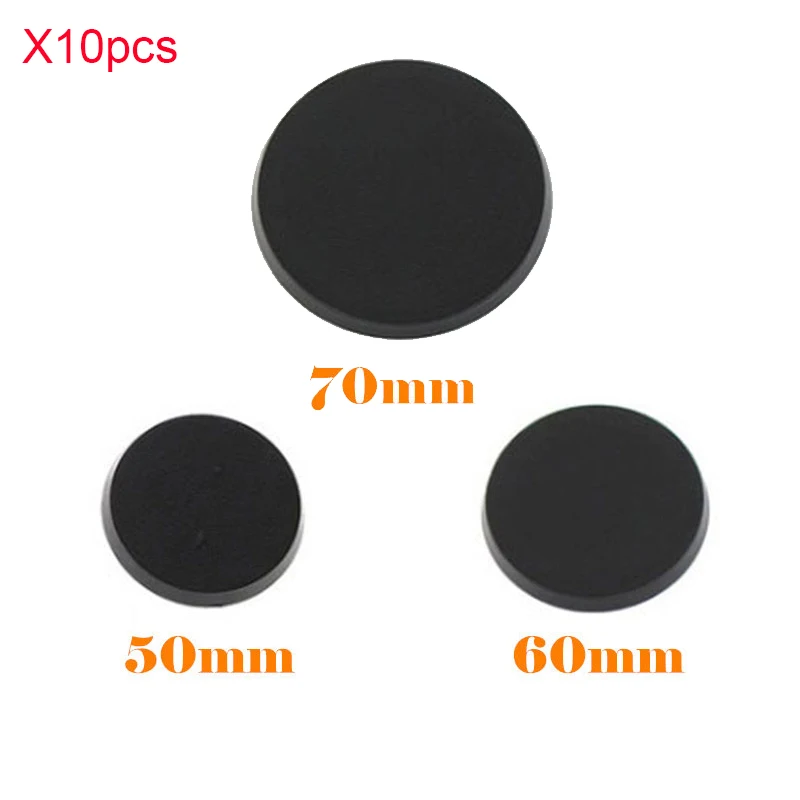 Miniature Round Base Set 50mm-70mm (10 pcs each) 1 Miniature Round Base Set 50mm-70mm (10 pcs each)