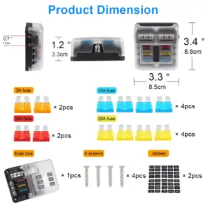 Waterproof 6-Way Automotive Fuse Box 9 S799ae2f26d2b4f5a8f93f4e5bb96dcd1S
