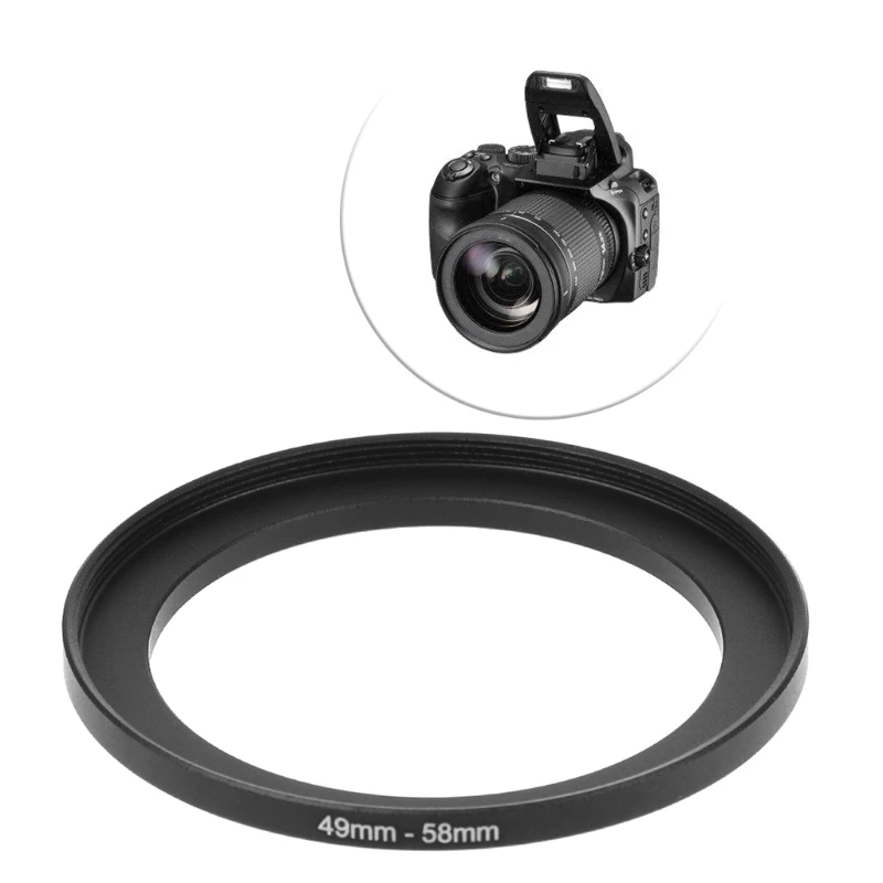 49mm to 58mm Metal Step-Up Filter Ring 2 49mm to 58mm Metal Step-Up Filter Ring - Image 2