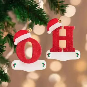 Bright Red Christmas Letter Set for Tree 13 S79cfebbbdaf345b489b0f8e6036233e1Q