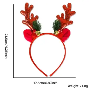 Festive Glitter Deer Antler Headband in 3 Colors 11 S79d0cd230f1f453a96b0b2d6b2221c29b