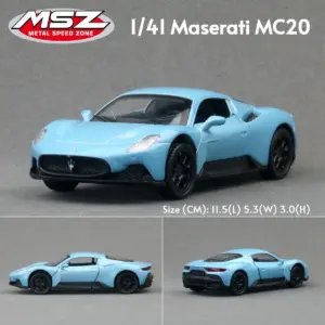 Maserati MC20 1/43 Diecast Model Car in Blue 15 S7a8dd47ad4794809b391617ec7528484V