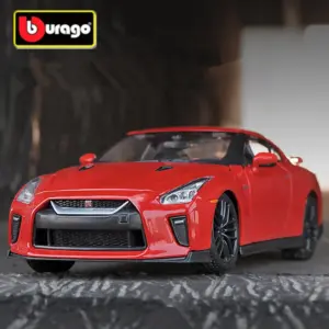 White Nissan Skyline GT-R R35 Diecast Model 1:24 Scale 9 S7b1ba587b65c4948b94b6dc4922cbadcS