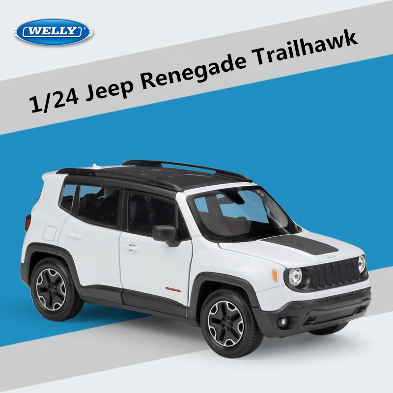 1:24 Scale Jeep Renegade Trailhawk Diecast Model 8 1:24 Scale Jeep Renegade Trailhawk Diecast Model - Image 8
