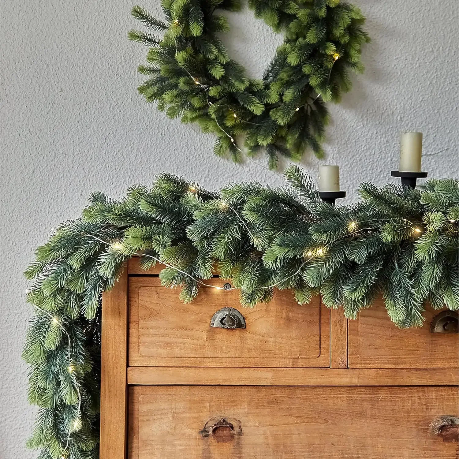 Artificial Green Pine Branches for Holiday Decor 3 Artificial Green Pine Branches for Holiday Decor - Image 3