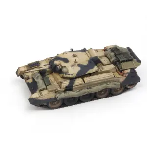 UK Camouflage Tank Model 1:72 Collectible