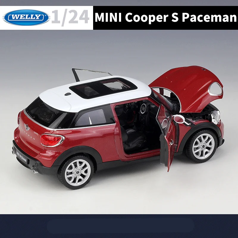BMW Mini Cooper S Paceman 1:24 Diecast Model 6 BMW Mini Cooper S Paceman 1:24 Diecast Model - Image 6