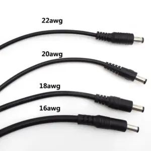Power Supply Extension Cables Set 18cm for LED and CCTV 10 S7c2bdd45584748778d18e60a9cf7fabaw