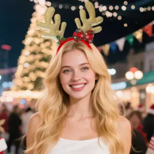 Festive Christmas Headband with Plush Bow 13 S7c329de6e9bf4141b80f69ccf2a77be3E