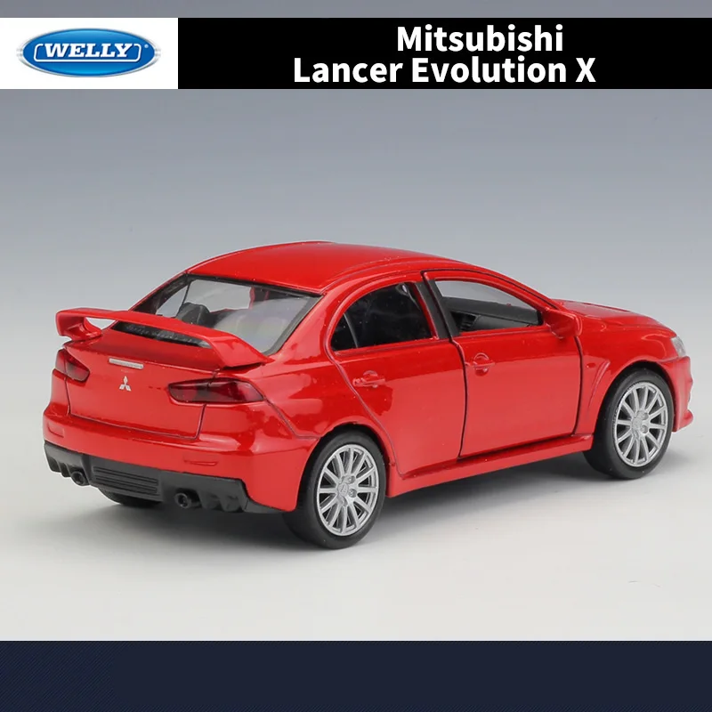 1:36 Mitsubishi Lancer Evolution X Diecast Model 6 1:36 Mitsubishi Lancer Evolution X Diecast Model - Image 6