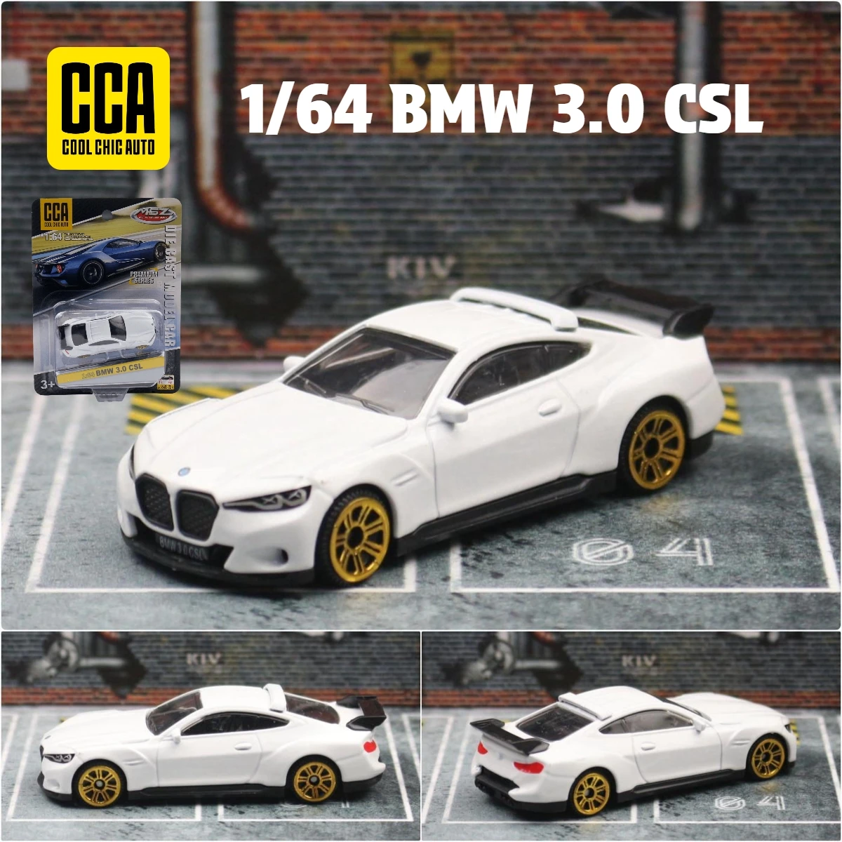 BMW 3.0 CSL 1:64 Diecast Model for Collectors 2 BMW 3.0 CSL 1:64 Diecast Model for Collectors - Image 2