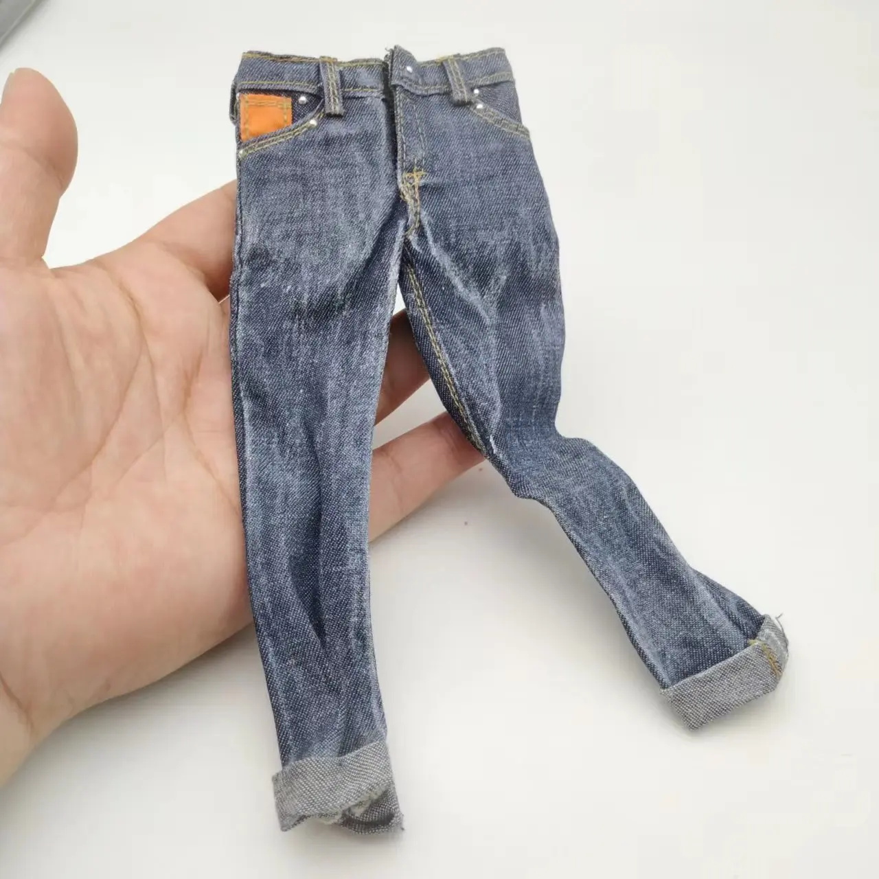 1/6 Scale Blue Jeans for 12-Inch Action Figures 9 1/6 Scale Blue Jeans for 12-Inch Action Figures - Image 9