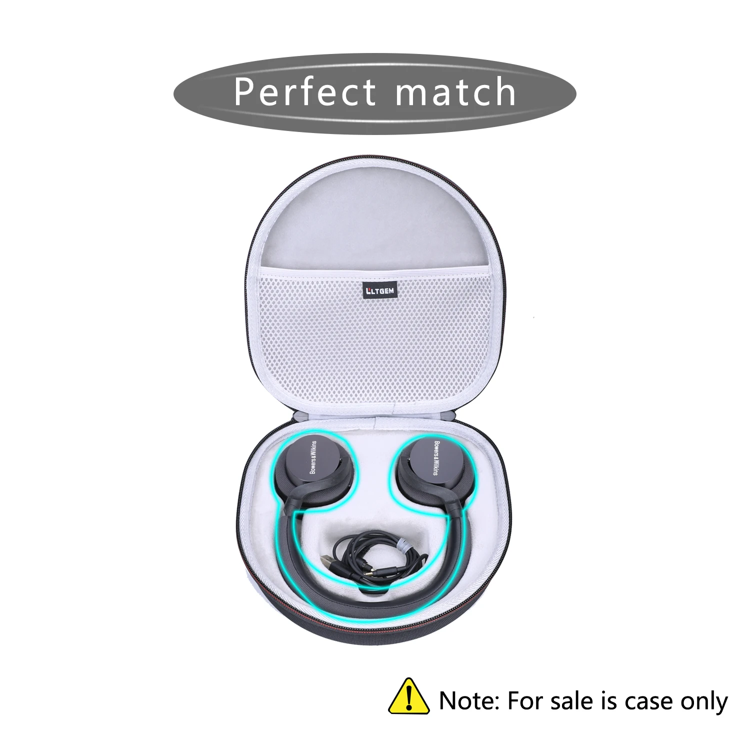 White Travel Case for Bowers & Wilkins PX5 4 White Travel Case for Bowers & Wilkins PX5 - Image 4