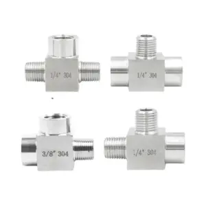 304 Stainless Steel Pipe Fitting Connector (Multiple Sizes) 11 S7c8804dd64cc4ccb85e4847de76b8c28z