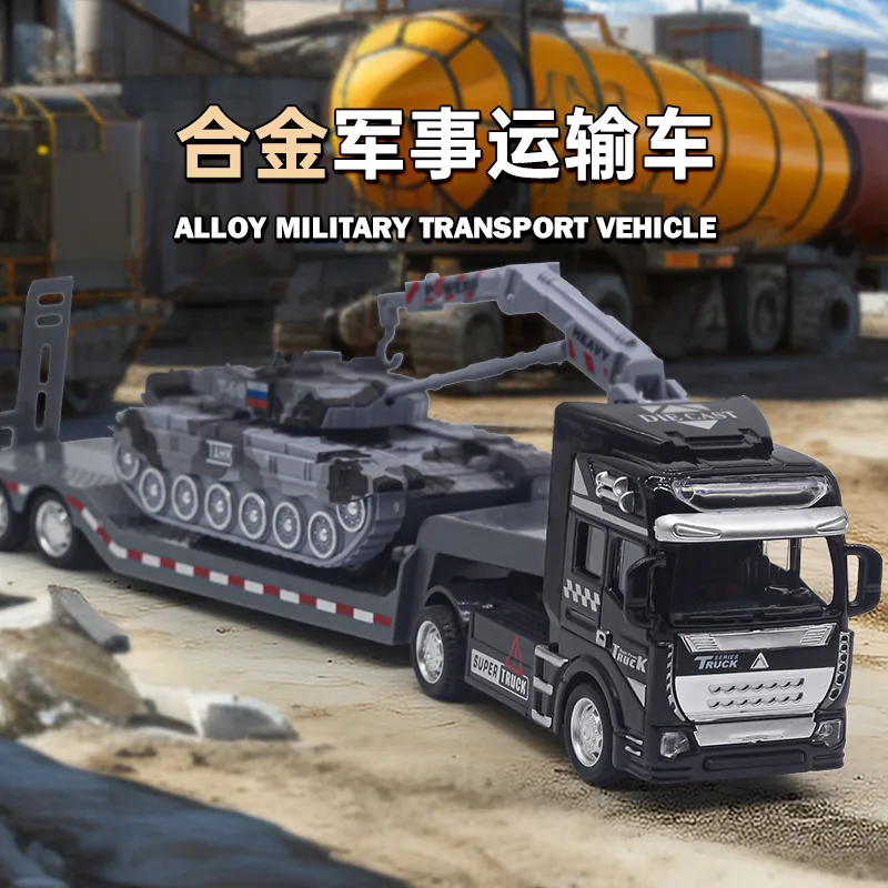 1:50 Scale Military Flatbed Transport Model 2 1:50 Scale Military Flatbed Transport Model - Image 2