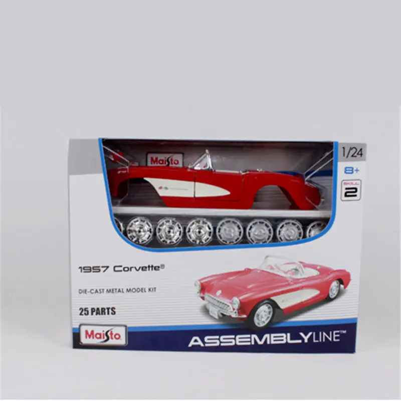 1957 Chevrolet Corvette 1:24 Diecast Model 4 1957 Chevrolet Corvette 1:24 Diecast Model - Image 4