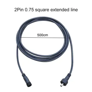 Waterproof DC Power Connector Set 60V, 2-pin 16 S7d039e6b562e4c569e44df1ce36d32f0y