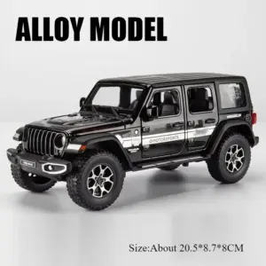 1:22 Scale Diecast Jeep Wrangler Rubicon Model 18 S7d4aba9595f44af7938f2fa6945d31a5B