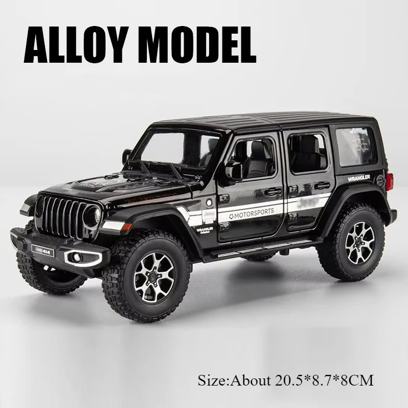 1:22 Scale Diecast Jeep Wrangler Rubicon Model 9 1:22 Scale Diecast Jeep Wrangler Rubicon Model - Image 9