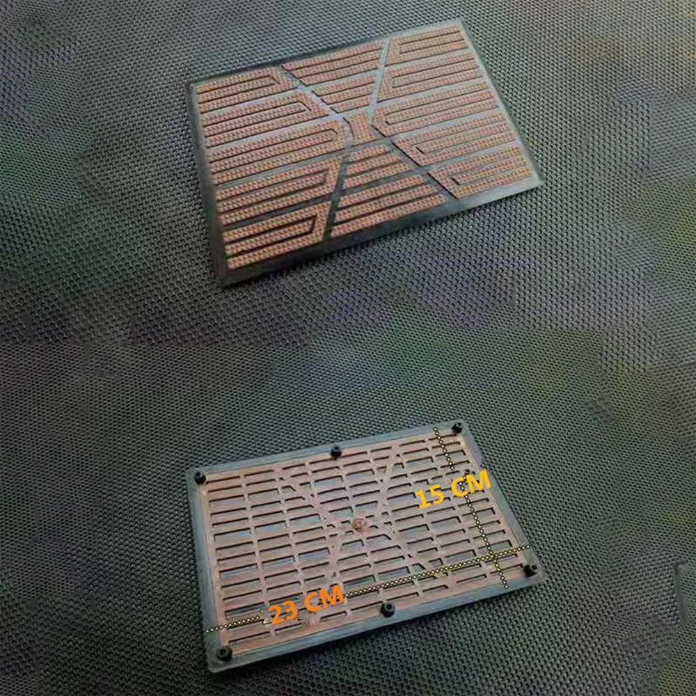 Durable Black PVC Car Floor Pad 23x15cm 6 Durable Black PVC Car Floor Pad 23x15cm - Image 6