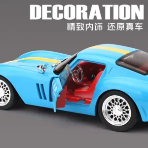 Vibrant Blue Ferrari 250 GTO Diecast Model 10 S7e10b0f287804da4af4a812dc21c0765c