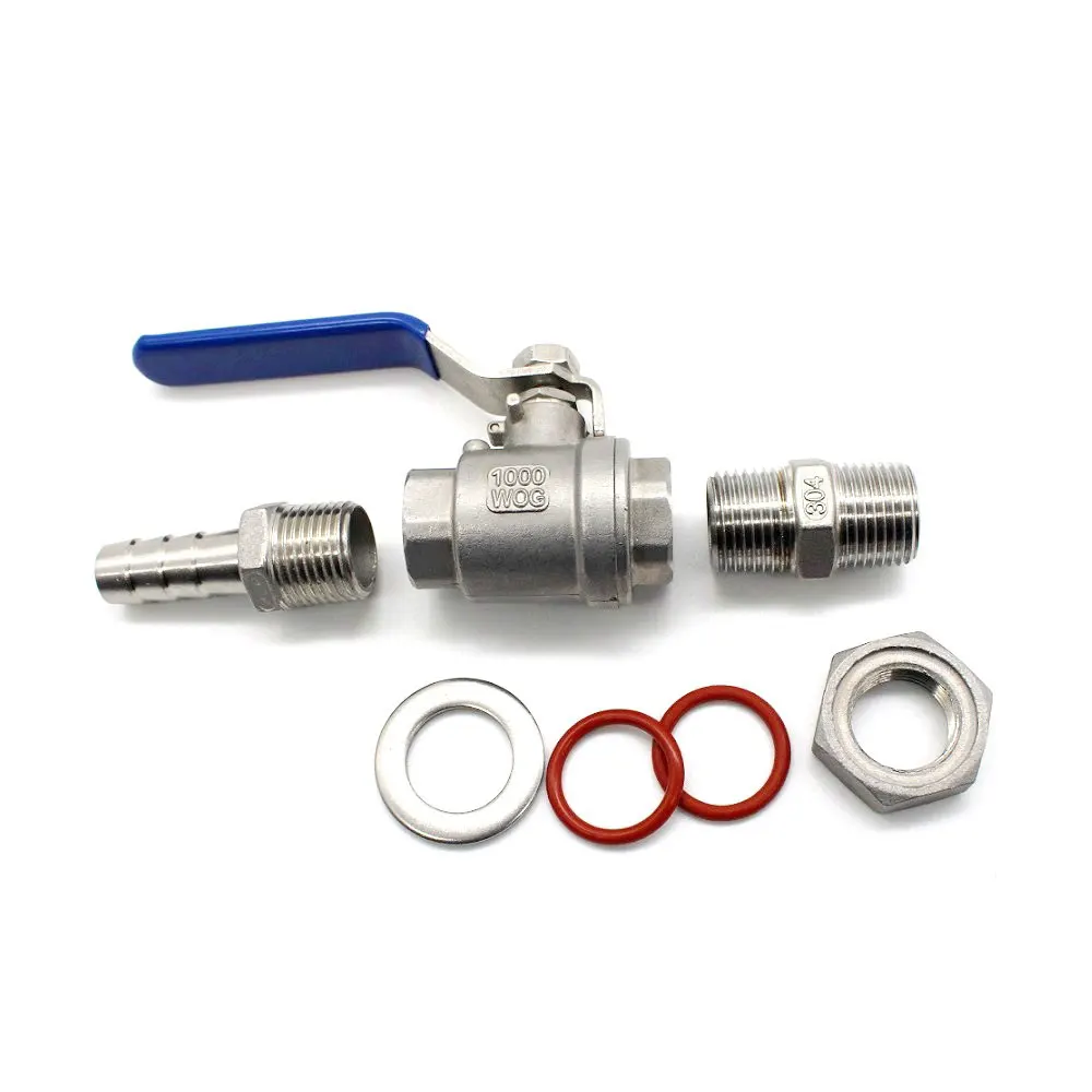 Stainless Steel 1/2" Ball Valve for Fluids 2 Stainless Steel 1/2" Ball Valve for Fluids - Image 2