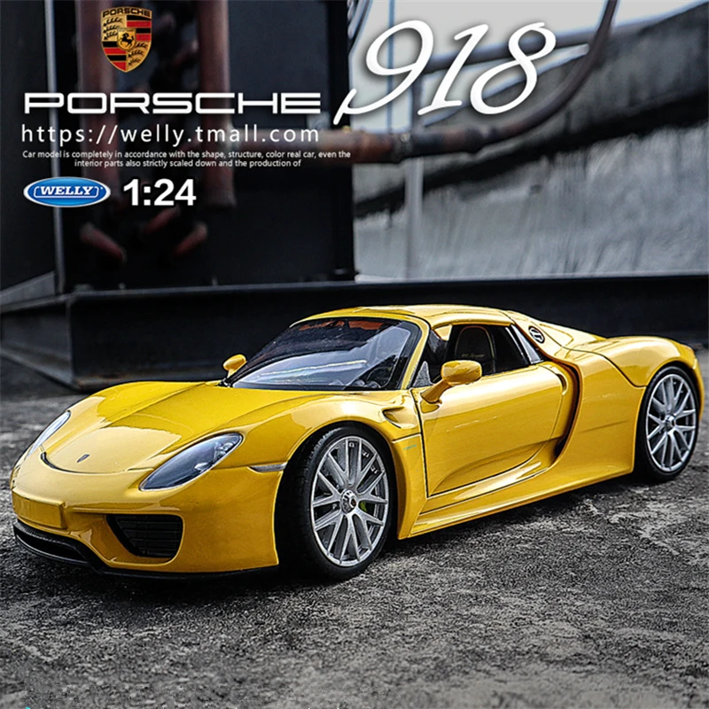 Porsche 918 Spyder Diecast Model 1:24 Scale 6 Porsche 918 Spyder Diecast Model 1:24 Scale - Image 6