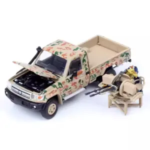 Toyota LC79 Armed Pickup Model 1:64 Alloy Collectible 11 S7e7496a6b8fc49a89972d7d88a2f7683o
