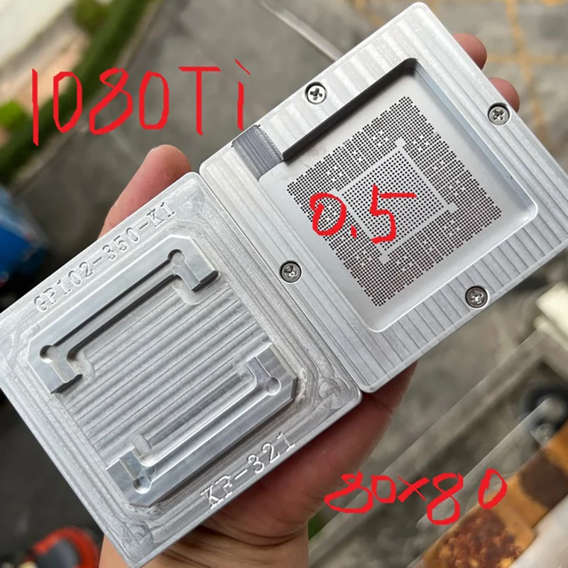 BGA Reballing Stencil Kit for Graphics Cards 5 BGA Reballing Stencil Kit for Graphics Cards - Image 5