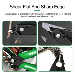 RELIFE RL-111 RL-113 Precision Diagonal Pliers 12 S7e96894b10b34e548c7f60a46ceb6d2fo