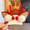 Festive Reindeer Antler Hair Clips Set
