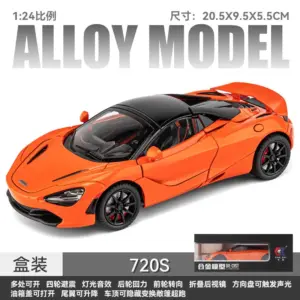 1/24 McLaren 720s Diecast Model Car 20 S7ed74d358fcf4878a7ce929d0550cf467