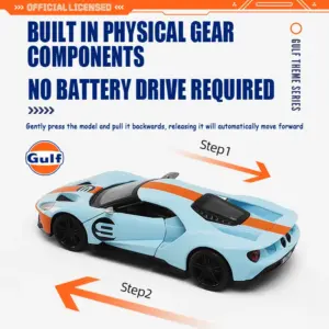 Ford GT 2017 Diecast Model in Blue and Orange 15 S7f02de2e68994eaeaed5af80615f71f8i