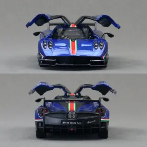 Pagani Huayra BC Super Sport Diecast Model in Blue 14 S7f163f2406764864b55a0ac1912a7094w