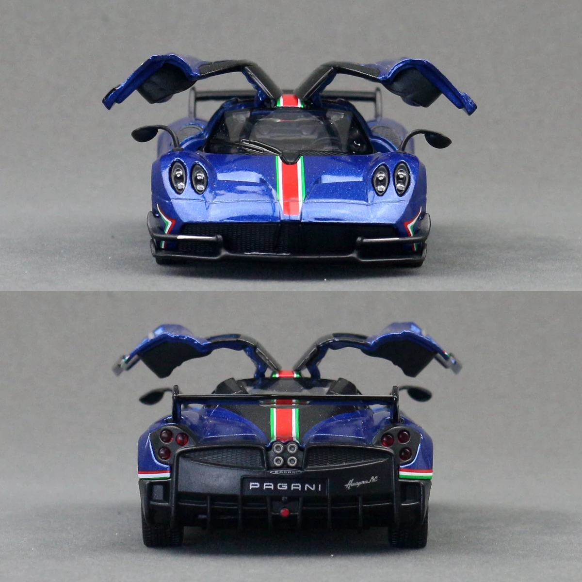 Pagani Huayra BC Super Sport Diecast Model in Blue 5 Pagani Huayra BC Super Sport Diecast Model in Blue - Image 5
