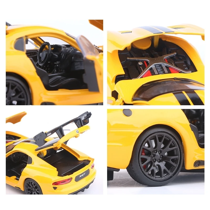 Red Dodge Viper SRT ACR 1:32 Diecast Model 5 Red Dodge Viper SRT ACR 1:32 Diecast Model - Image 5