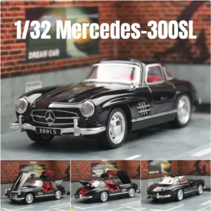 Mercedes-Benz 300SL 1:32 Diecast Model in White 17 S7f3c201f9cc34897b100892727e13daaM