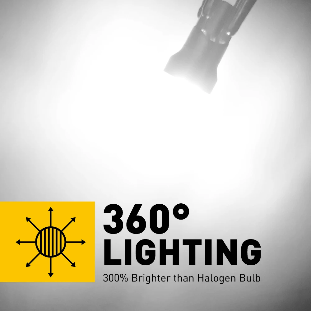 LED Reverse Light Bulbs Set for Vehicles 2 LED Reverse Light Bulbs Set for Vehicles - Image 2