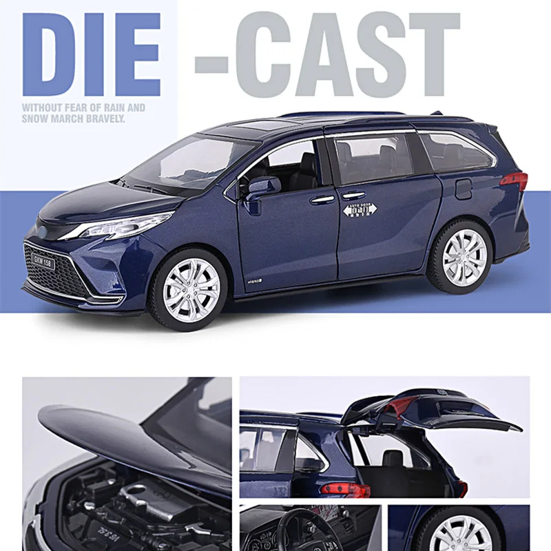 1:24 Toyota Sienna Granvia Diecast Model 3 1:24 Toyota Sienna Granvia Diecast Model - Image 3