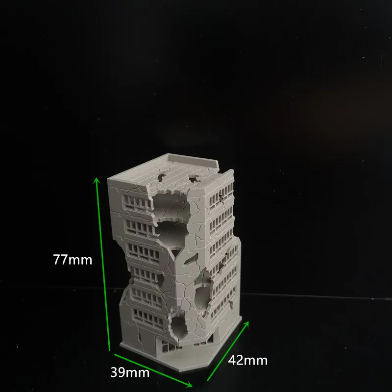 Battle-Damaged City High-Rise Kit 1:300 Scale 6 Battle-Damaged City High-Rise Kit 1:300 Scale - Image 6