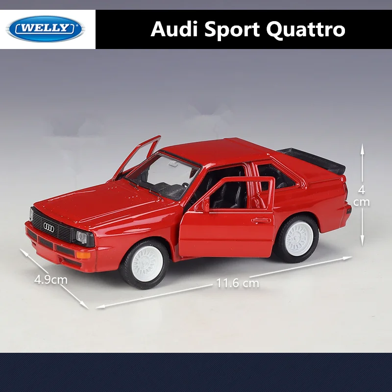 WELLY 1:36 Audi Sport Quattro Diecast Model 2 WELLY 1:36 Audi Sport Quattro Diecast Model - Image 2