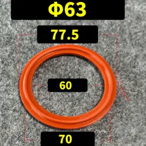 Vibrant Silicone Rubber Gasket for Tri-Clamp Fittings 15 S8080262bc4b34d71b45b0a678c1b6df8w