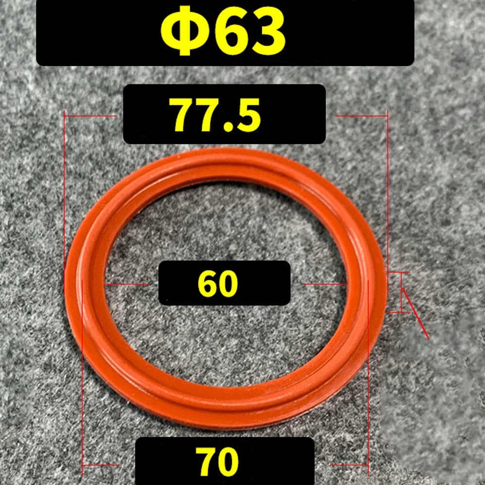 Vibrant Silicone Rubber Gasket for Tri-Clamp Fittings 7 Vibrant Silicone Rubber Gasket for Tri-Clamp Fittings - Image 7