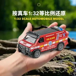 1:32 Scale Alloy Police Fire Truck Model 9 S809548435e2e437c982382d89c8f3217g