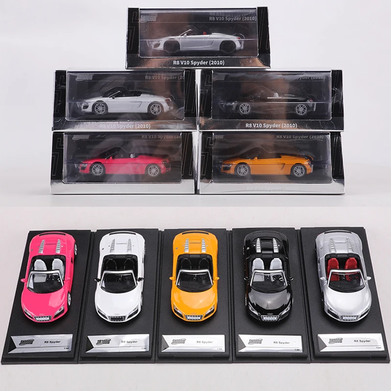 Silver Audi R8 V10 Spyder Diecast Model Car 5 Silver Audi R8 V10 Spyder Diecast Model Car - Image 5