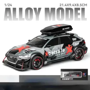 1:24 Scale Audi RS6 Diecast Model with Lights 11 S812b259a4d1f4a0ca8b90359d342dac05