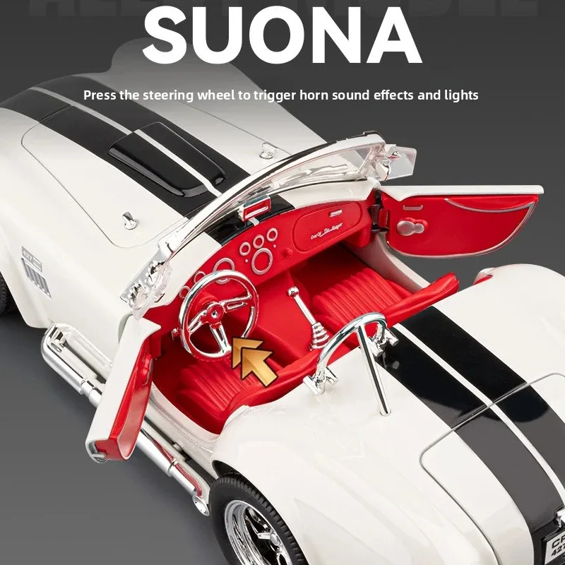 Shelby Cobra 427 SC Diecast Model 1:24 Scale 6 Shelby Cobra 427 SC Diecast Model 1:24 Scale - Image 6