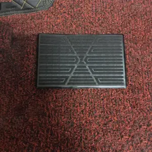 Durable Black PVC Car Floor Pad 23x15cm 12 S81566b8046964f018a9c3d25ba3a9255l